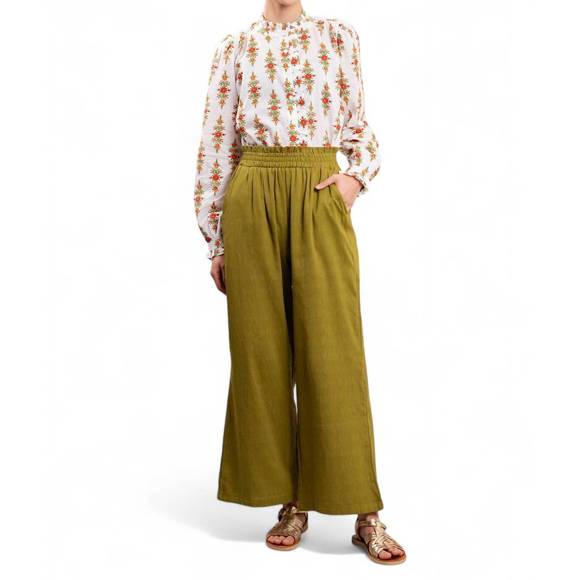 NEW BANJANAN chrissie top in kashmir trail coconut - Picture 3 of 3